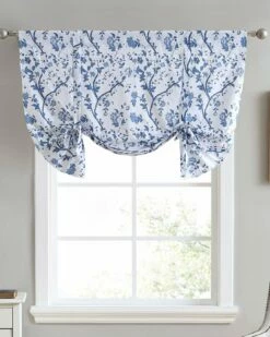 Laura Ashley Elise Pole Top Valance Curtain Home Curtains & Hardware